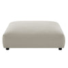 Modway Solace Armless Chair and Ottoman Linen