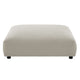 Modway Solace Armless Chair and Ottoman Linen