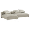 Modway Solace Sectional Oversized Linen