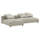 Modway Solace Sectional Oversized Linen