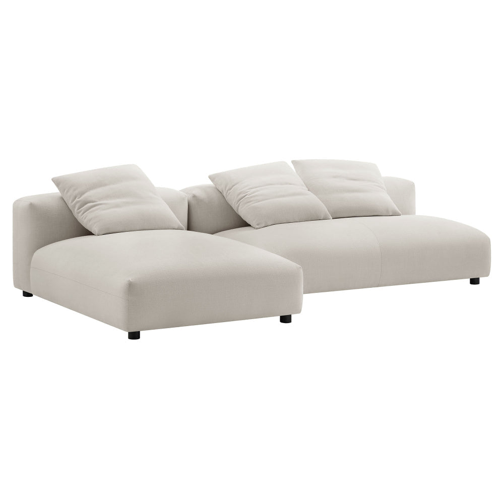 Modway Solace Sectional Oversized Salt