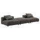 Solace 3-Piece Modular Upholstered Fabric Sectional Sofa by Modway