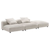 Solace 3-Piece Modular Upholstered Fabric Sectional Sofa by Modway