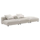 Solace 3-Piece Modular Upholstered Fabric Sectional Sofa by Modway