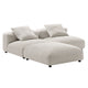 Modway Solace Sectional Salt