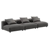 Solace 3-Piece Modular Upholstered Fabric Sofa by Modway