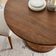Modway Lippa 48 Inch Round Wood Dining Table in Walnut – Solid Mango Wood Tabletop with Pedestal Base - Mid Century Modern Dining Room