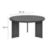 Tahoe Round Outdoor Patio Aluminum Dining Table by Modway MDY-EEI-7055-GRY