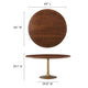 Lippa 60’’ Round Pedestal Solid Wood Dining Table by Modway