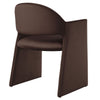 Modway Talia Performance Velvet Dining Armchair in Chocolate Brown