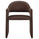 Modway Talia Performance Velvet Dining Armchair in Chocolate Brown