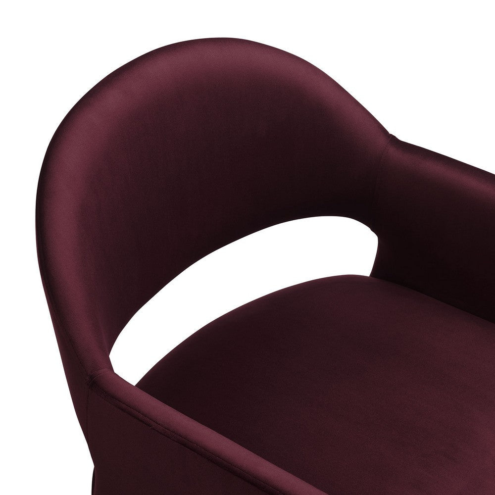 Modway Talia Performance Velvet Dining Armchair by Modway