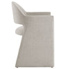 Modway Talia Upholstered Fabric Dining Armchair in Linen