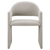 Modway Talia Upholstered Fabric Dining Armchair in Linen