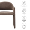 Talia Upholstered Fabric Dining Armchair by Modway
