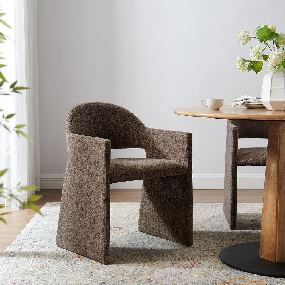 Modway Talia Upholstered Fabric Dining Armchair by Modway