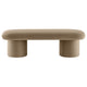 Modway Orla Performance Velvet Upholstered Bench in Taupe