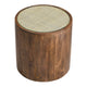 Truett Round Wood Rattan Side Table by Modway MDY-EEI-7085-WAL