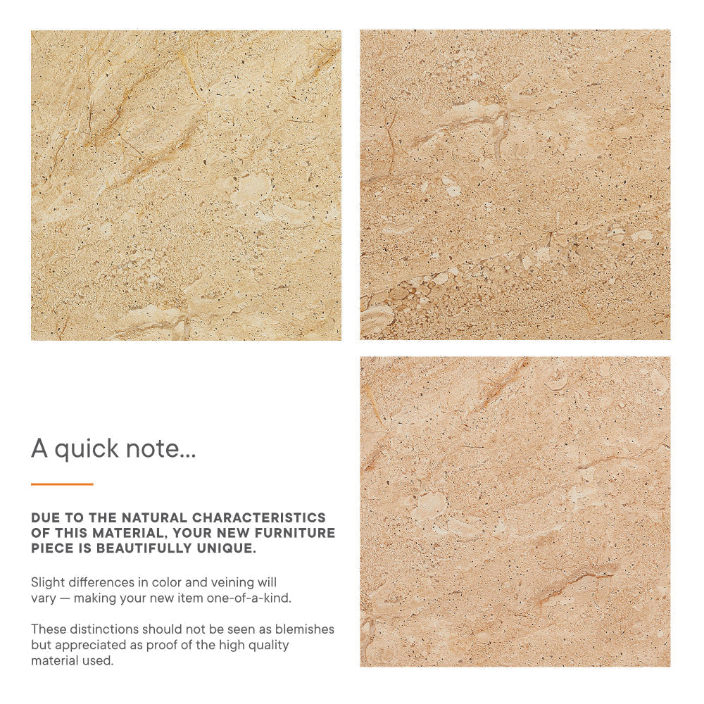 Elowen Indoor - Outdoor Patio Textured Faux Travertine Side Table by Modway MDY-EEI-7094-TRV