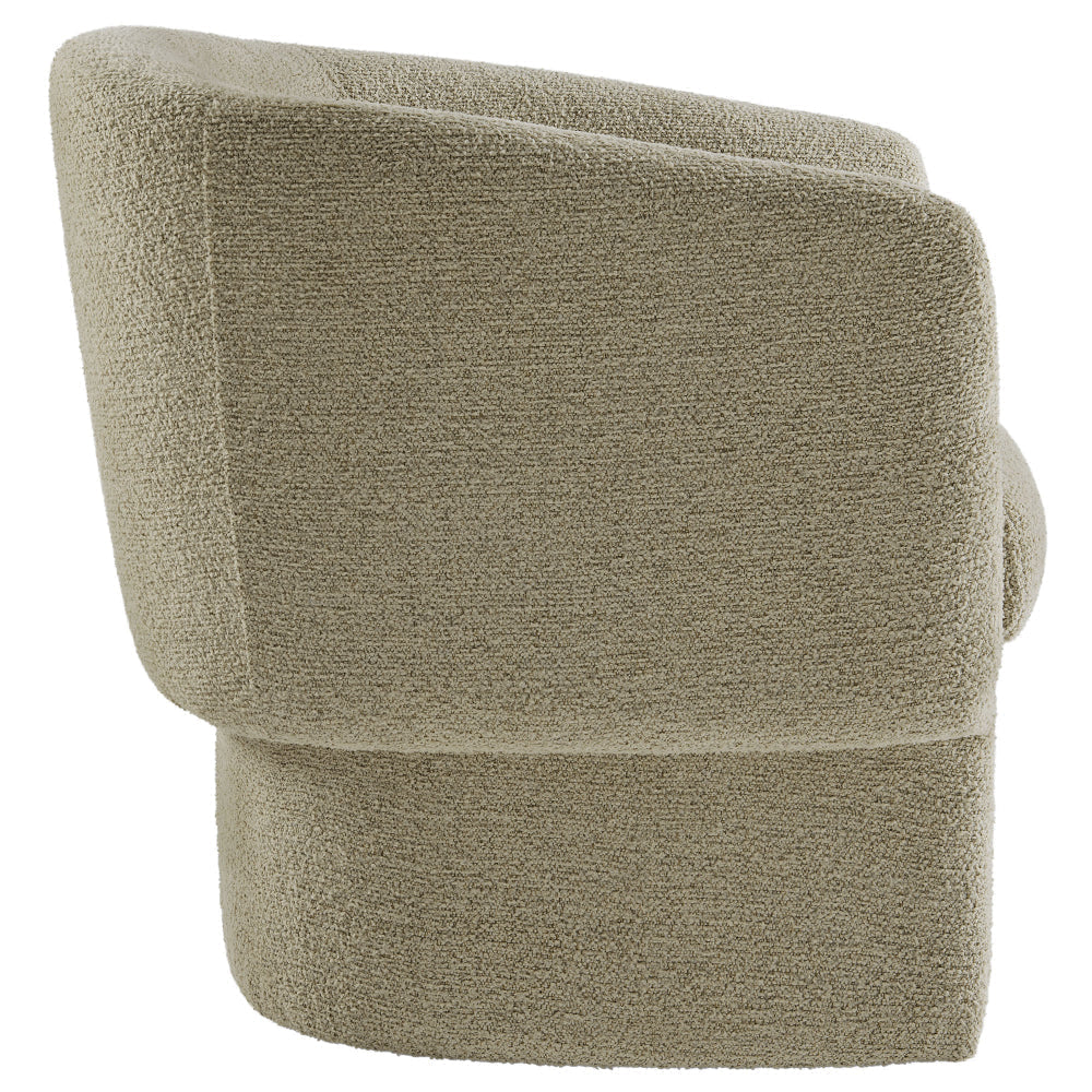 Modway Muse Comfy Barrel Accent Chair in Cork