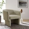 Modway Muse Comfy Barrel Accent Chair in Cork