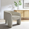 Modway Greer Boucle Fabric Upholstered Accent Armchair by Modway