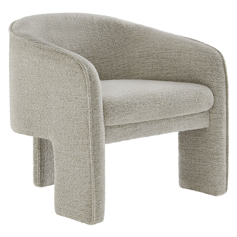 Greer Boucle Fabric Upholstered Accent Armchair by Modway
