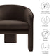 Greer Performance Velvet Upholstered Accent Armchair by Modway