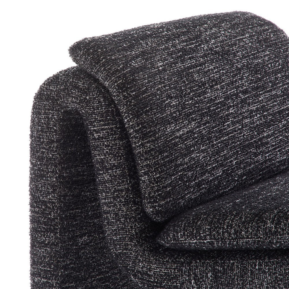 Modway Dune Curved Lounge Chair in Charcoal