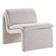 Dune Boucle Upholstered Armless Accent Chair by Modway
