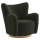 Montrose Wingback Sherpa Swivel Accent Chair by Modway