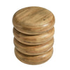 Modway Ellery Curved Stacked Side Table in Natural