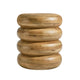 Modway Ellery Curved Stacked Side Table in Natural