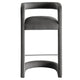 Modway Winslow Performance Velvet Bar Stool in Storm Gray