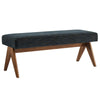 Lyra 47" Fabric Upholstered Bench by Modway