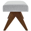 Lyra 47’’ Fabric Upholstered Bench by Modway