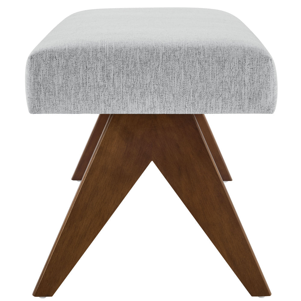 Lyra 47’’ Fabric Upholstered Bench by Modway