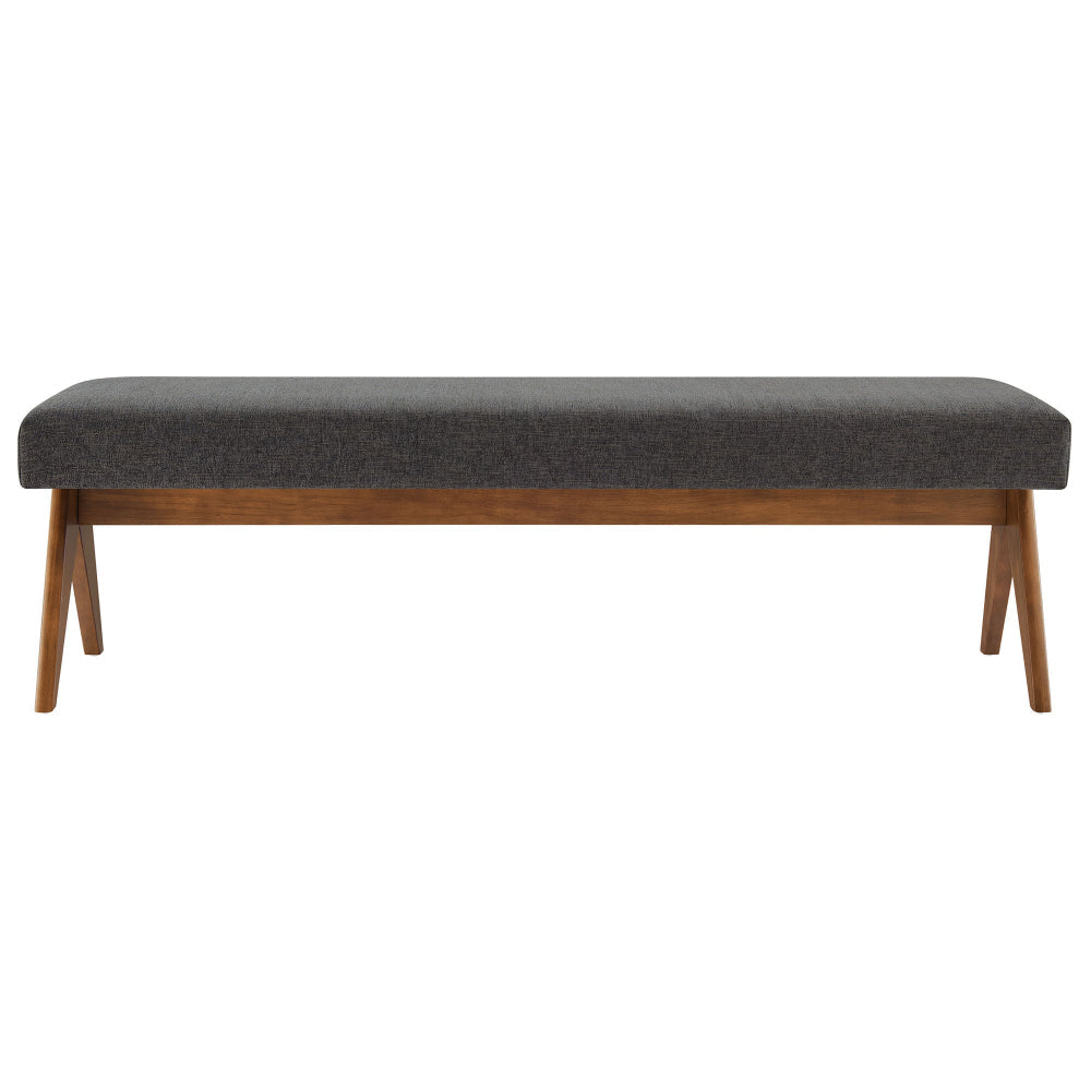 Lyra 63’’ Fabric Upholstered Bench by Modway