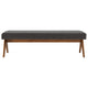 Lyra 63’’ Fabric Upholstered Bench by Modway