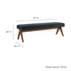 Lyra 63’’ Fabric Upholstered Bench by Modway