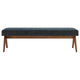 Lyra 63’’ Fabric Upholstered Bench by Modway