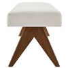 Lyra 63’’ Fabric Upholstered Bench by Modway