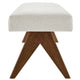 Lyra 63’’ Fabric Upholstered Bench by Modway
