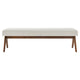 Lyra 63’’ Fabric Upholstered Bench by Modway
