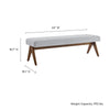 Lyra 63’’ Fabric Upholstered Bench by Modway