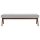 Lyra 63’’ Fabric Upholstered Bench by Modway