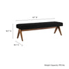 Lyra 63’’ Boucle Upholstered Bench by Modway
