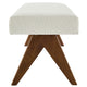 Lyra 63’’ Boucle Upholstered Bench by Modway