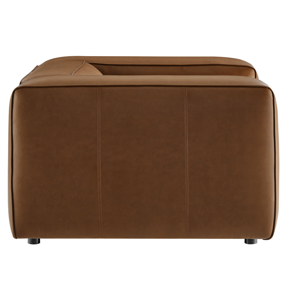 Auren Upholstered Vegan Leather Modular Armchair by Modway