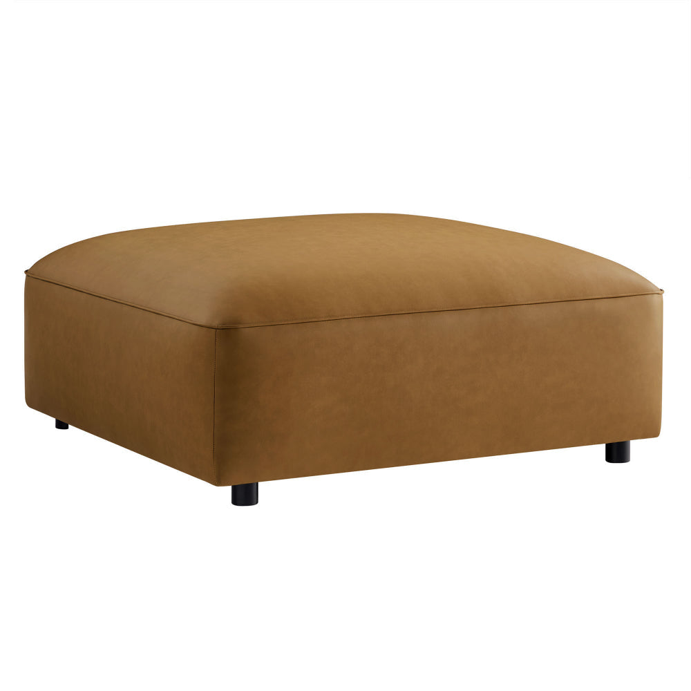 Auren Upholstered Vegan Leather Ottoman by Modway